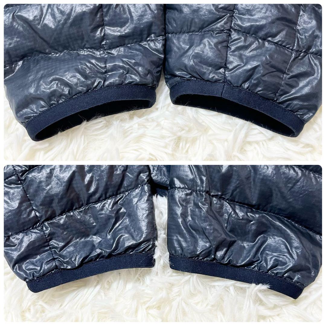 ノースフェイス ライトヒートフーディー ダウン サミットシリーズS ネイビー