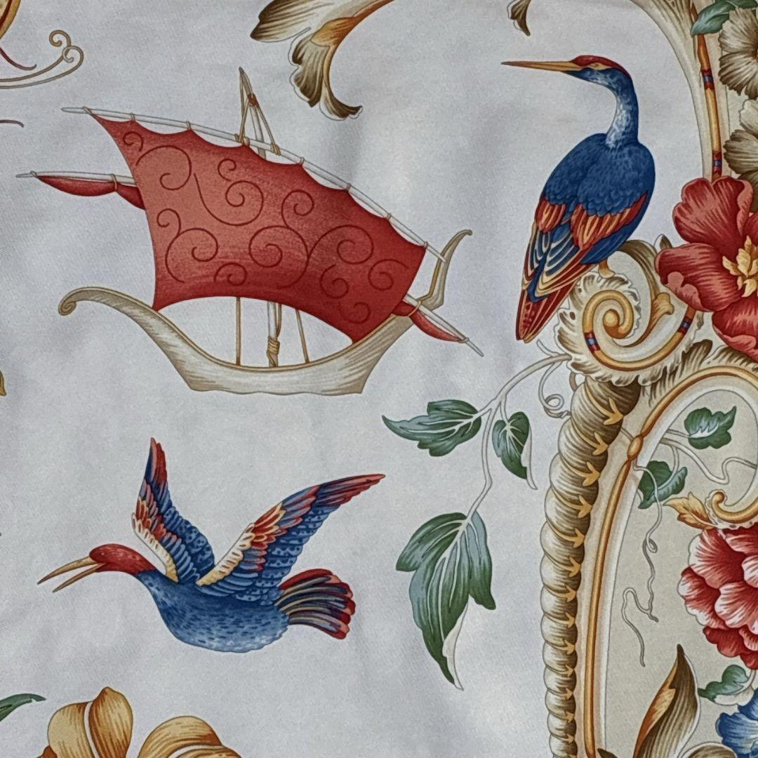 極美品✨サルヴァトーレフェラガモ シルク 大判スカーフ ストール イタリア 花柄