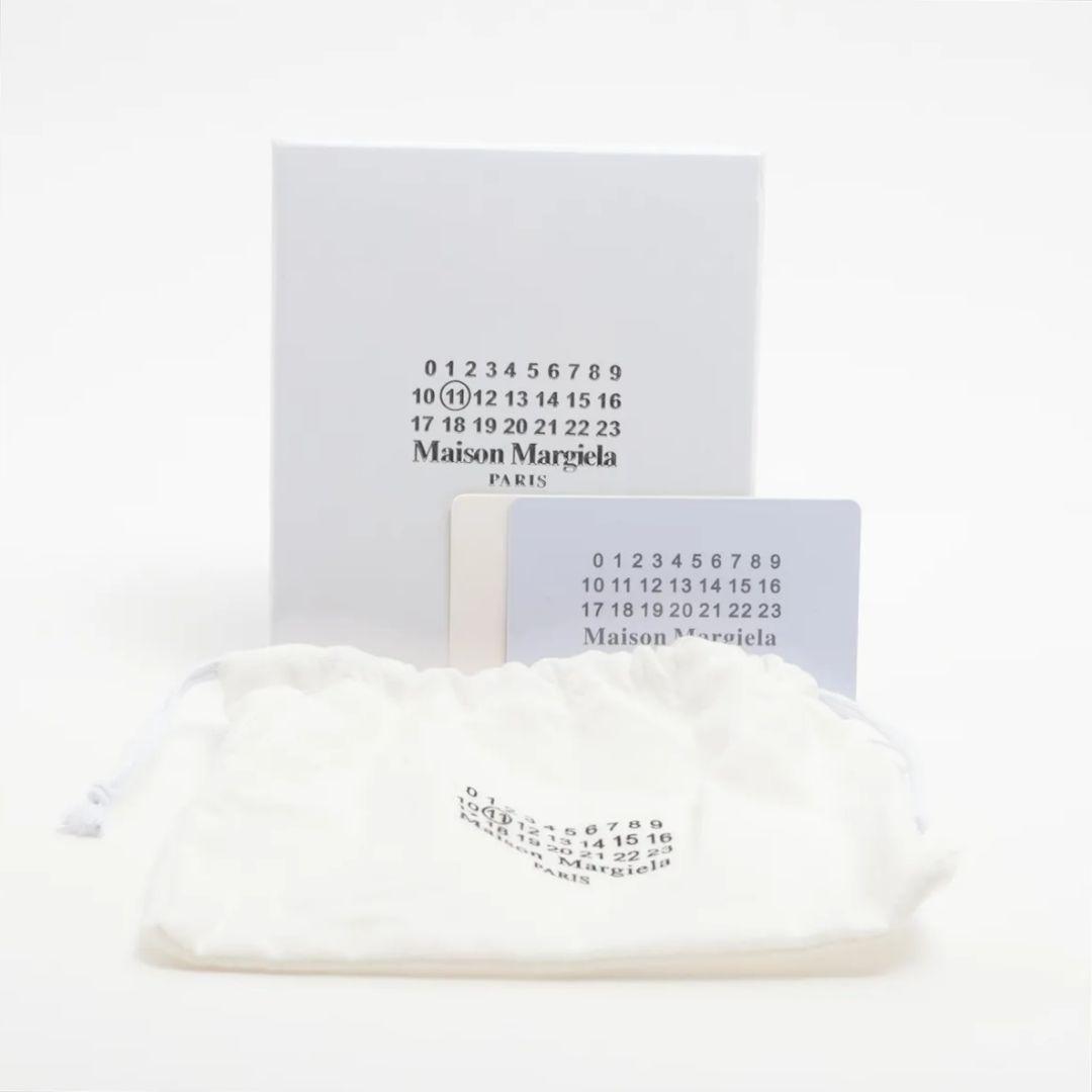 【未使用】メゾンマルジェラ 4ステッチ 6連 レザー キーケース ブラック