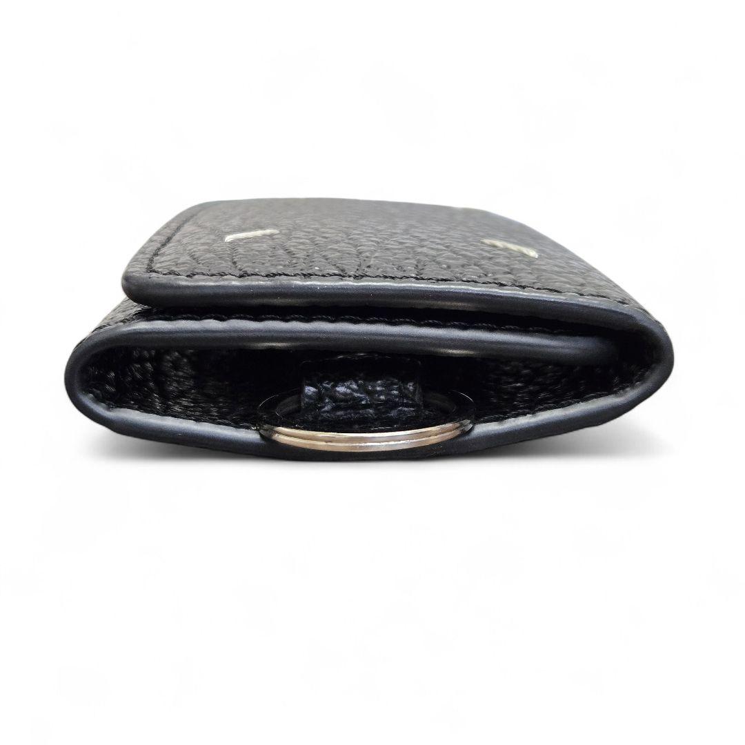 【未使用】メゾンマルジェラ 4ステッチ 6連 レザー キーケース ブラック