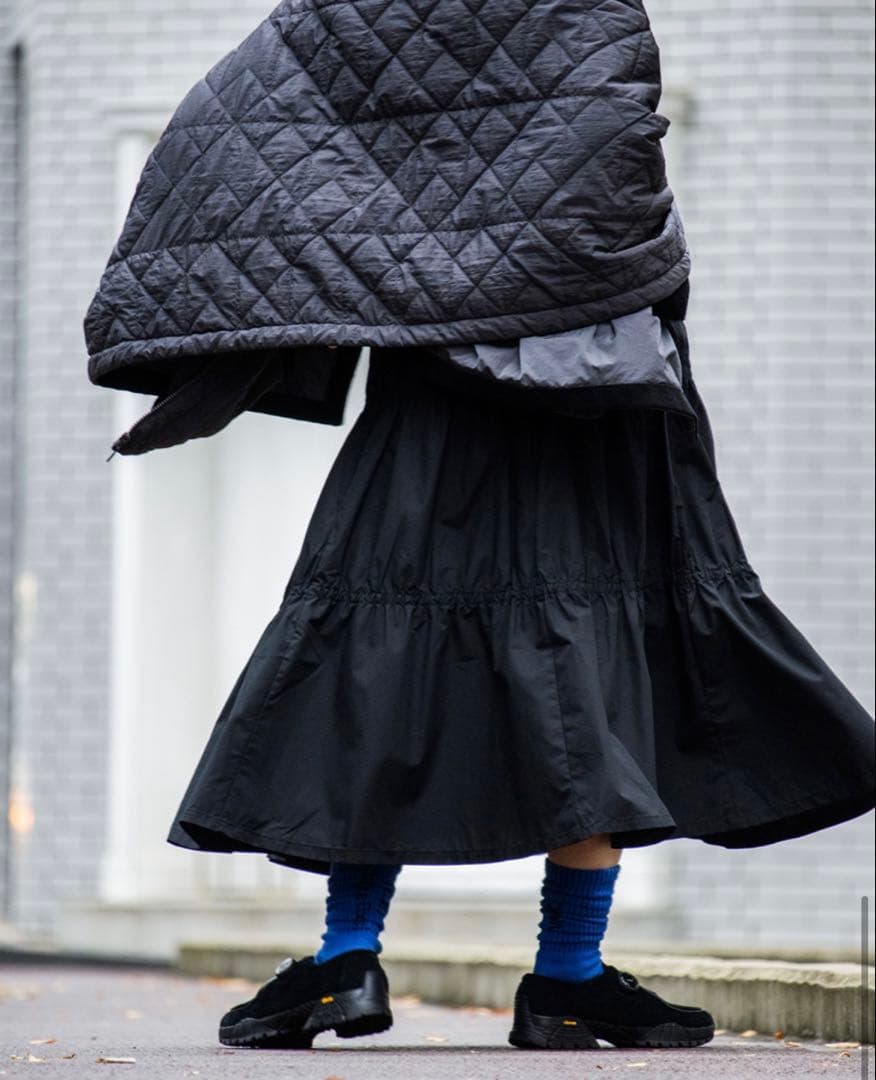 スカート 65/35 Field Tiered Skirt Purple Label