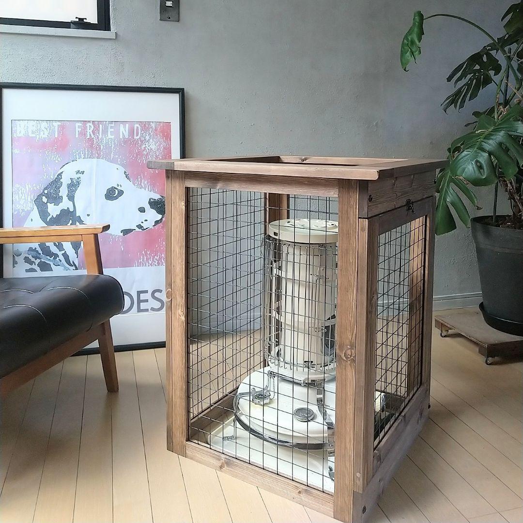 コロナ&トヨトミ石油ストーブ用／ウッド&アイアンストーブガード