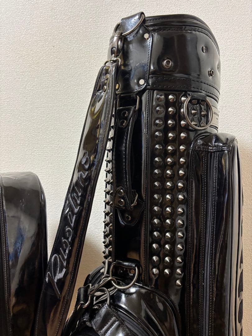 RUSSELUNO ブラック ラッセルノ スタッズ キャディバッグ 限定品6分割