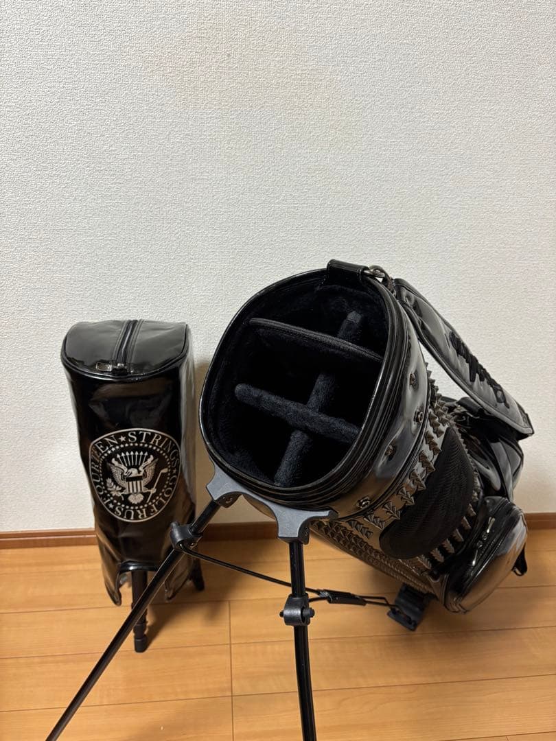 RUSSELUNO ブラック ラッセルノ スタッズ キャディバッグ 限定品6分割