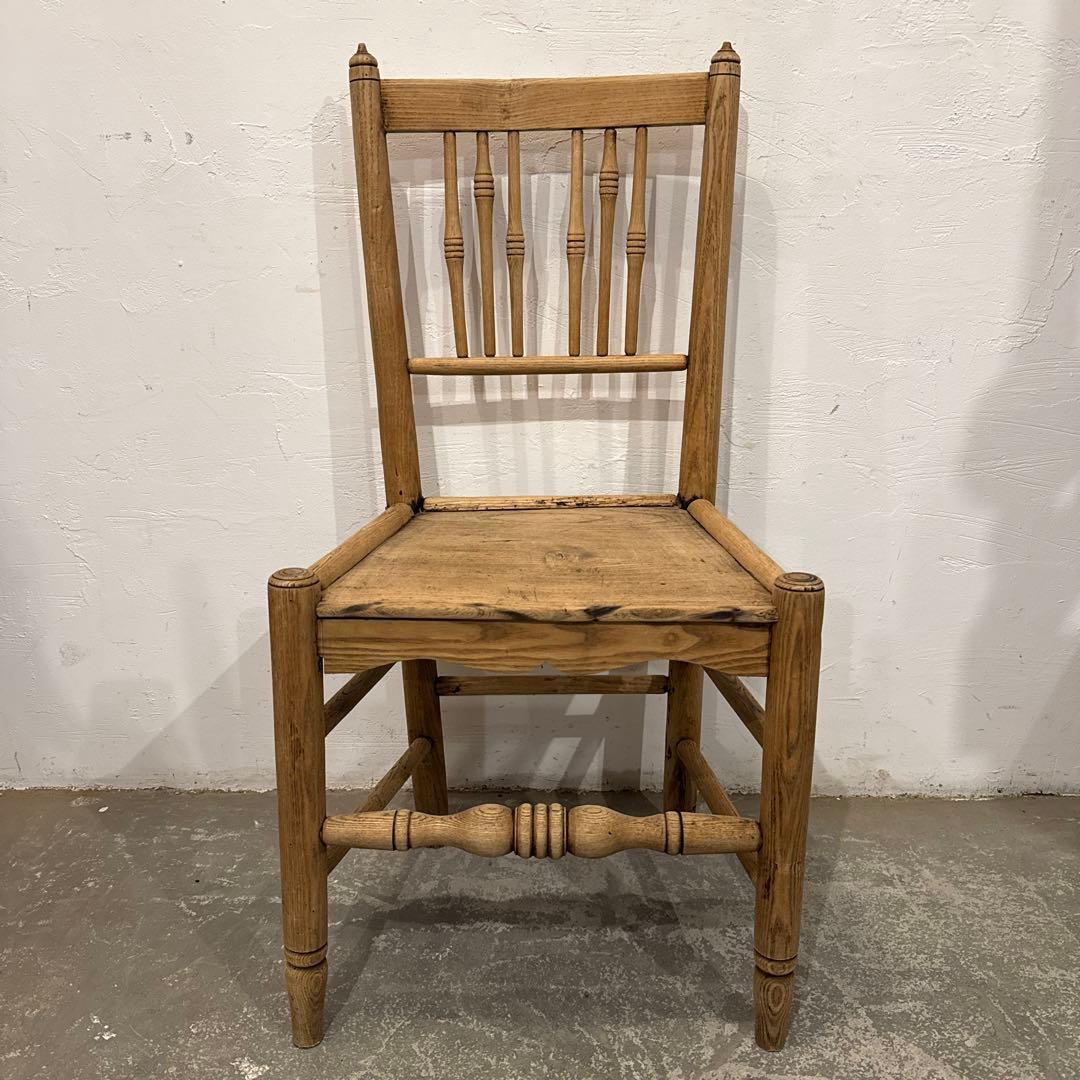 ヴィンテージ　ダイニングチェア　カフェチェア　　剥離　5