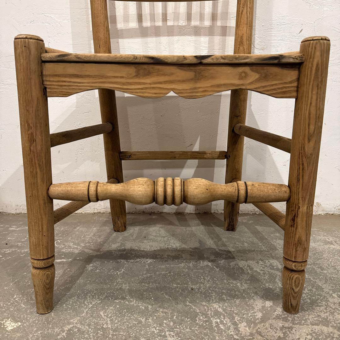 ヴィンテージ　ダイニングチェア　カフェチェア　　剥離　5