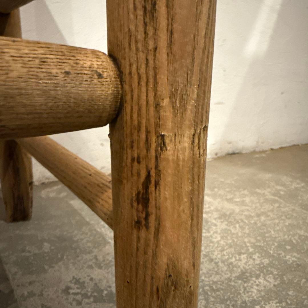 ヴィンテージ　ダイニングチェア　カフェチェア　　剥離　5