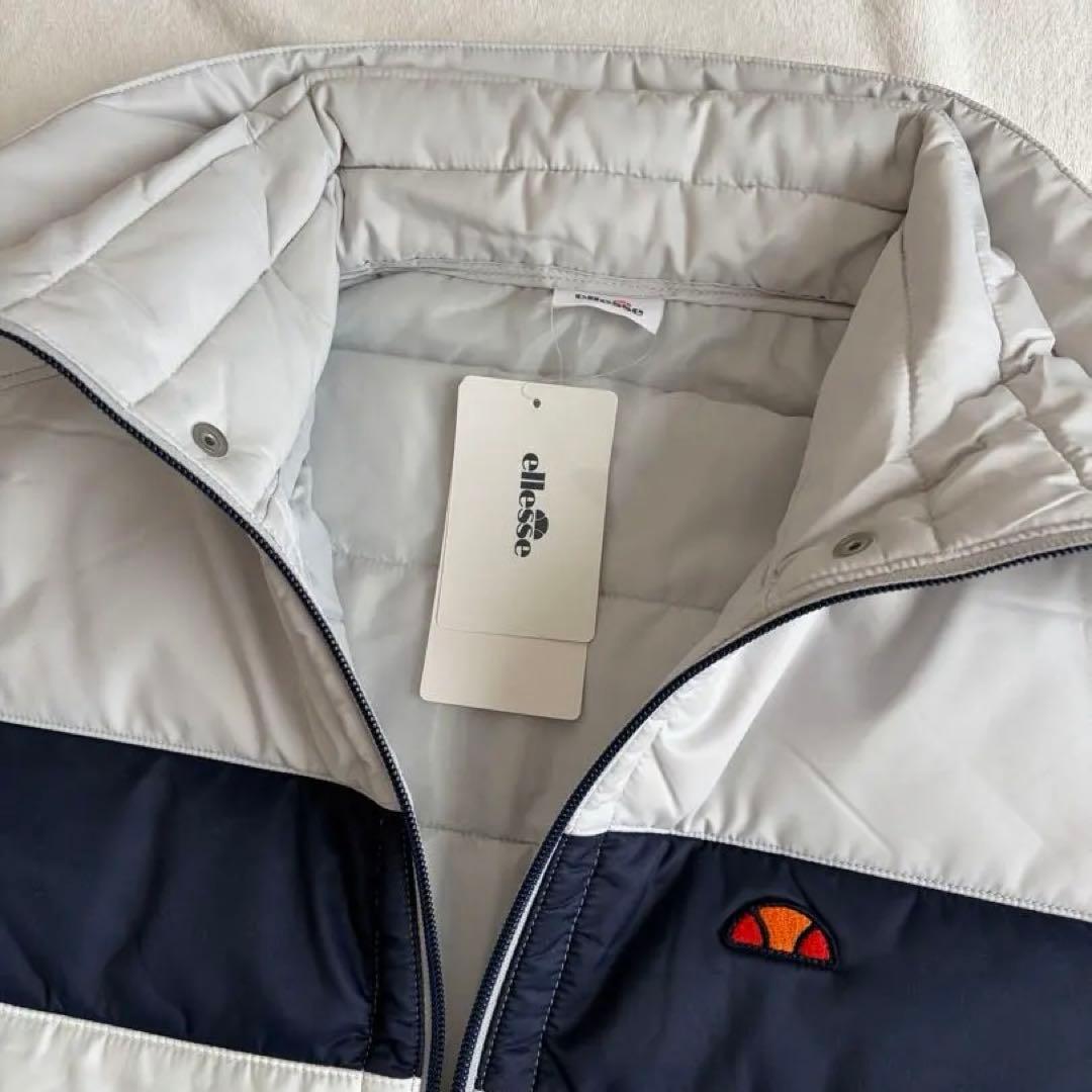 最終値下げ‼︎新品【ellesse】エレッセ 中綿ジャケット グレー/ネイビー