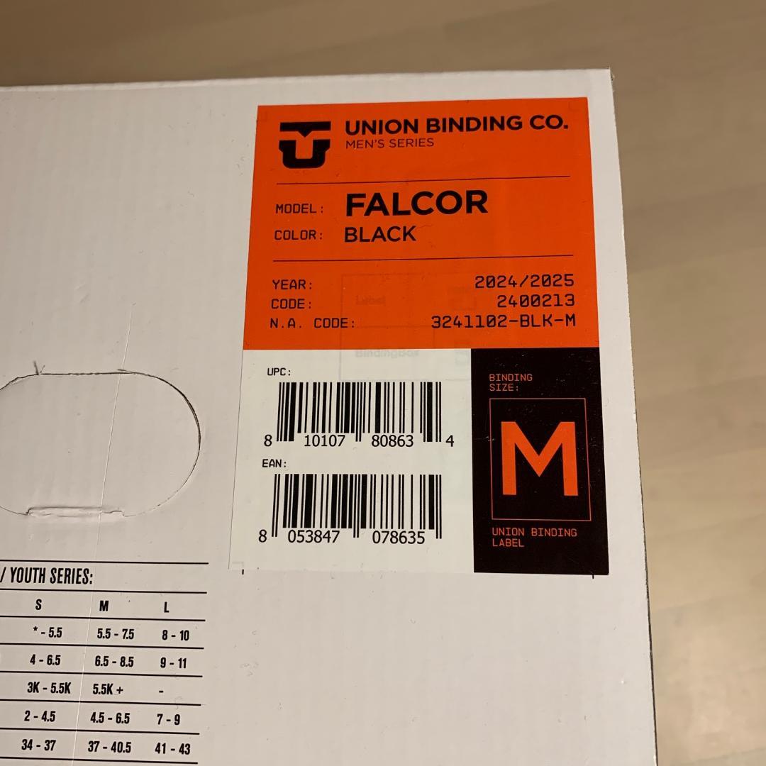24-25 UNION ユニオン FALCOR ファルコア BLACK M