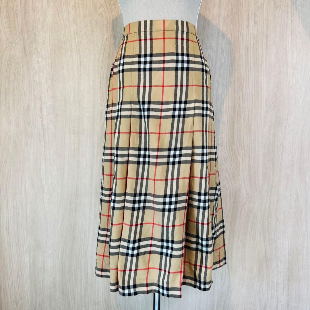 希少】 BURBERRYS ロングウールスカート ノバチェック 15BR 3L - メルカリ