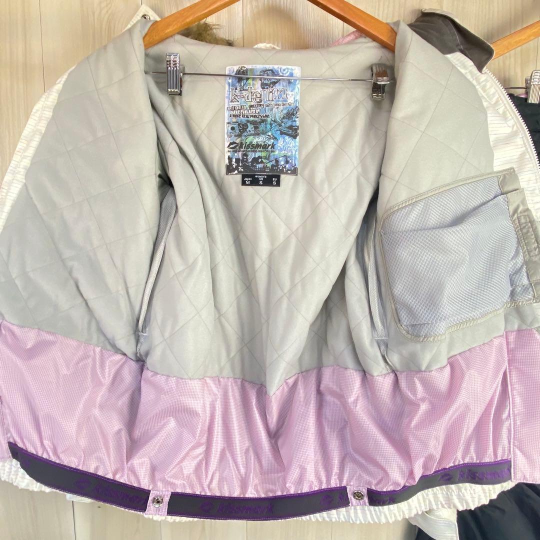 kissmark レディースM スノーボードウェア　スキーウェア