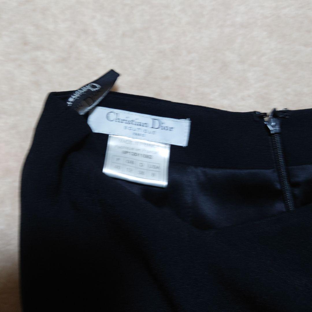 Christian Dior　美品　 黒スーツ　フランス製