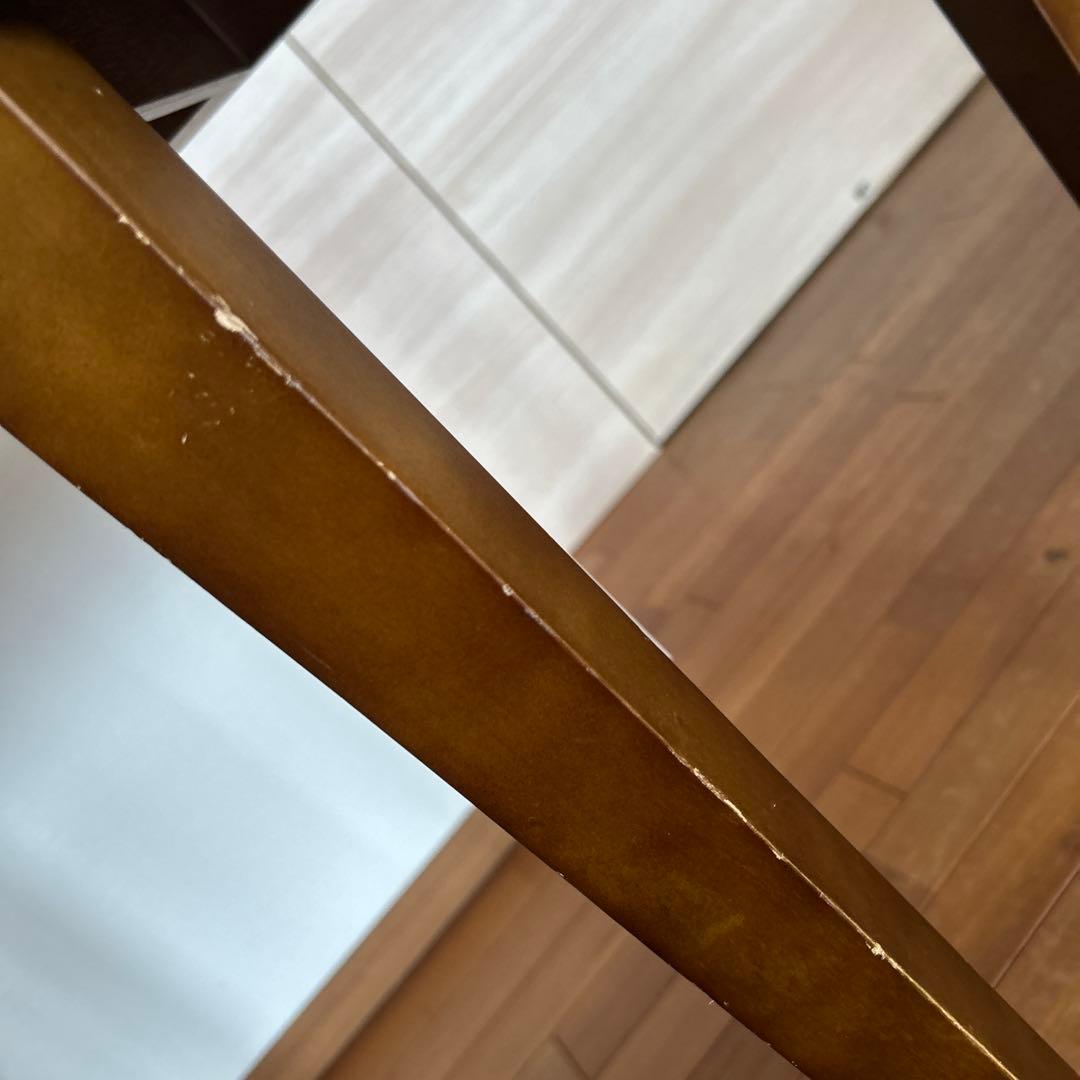 レア美品ローラアシュレイミラー仕上げのブラウン木製ドレッサー