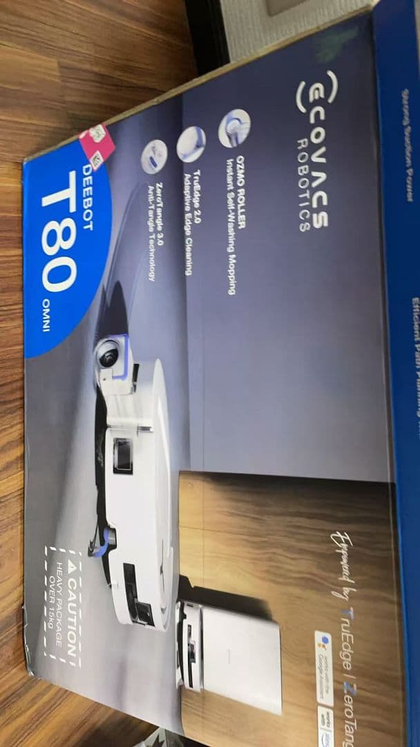 中古品使用感ありECOVACS DEEBOT T80 OMNI ロボット掃除機