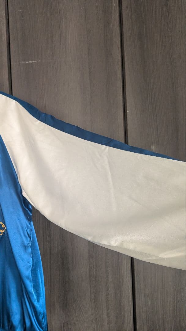 STRICT-G スタジャン 青/ベージュ刺繍入り ガンダム