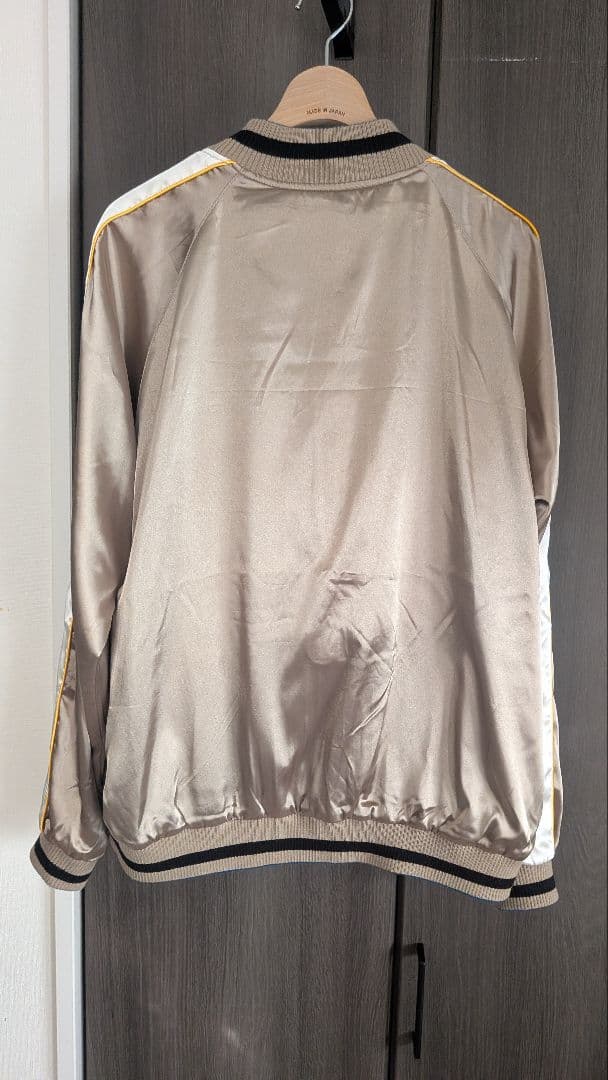 STRICT-G スタジャン 青/ベージュ刺繍入り ガンダム