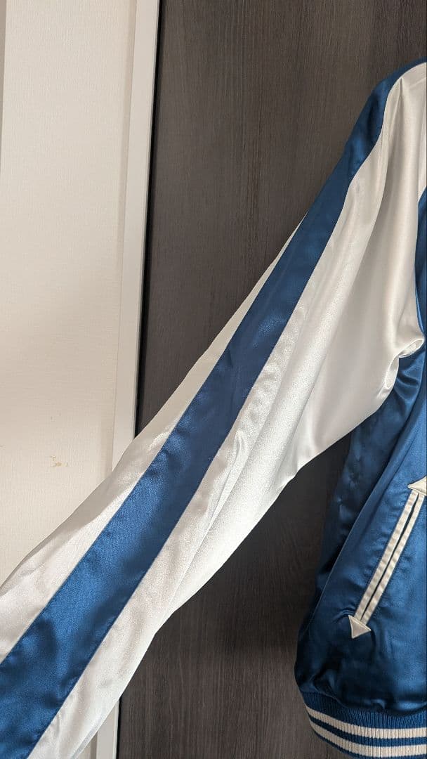 STRICT-G スタジャン 青/ベージュ刺繍入り ガンダム