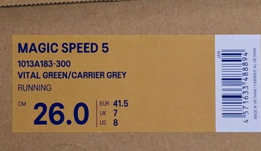 26.0cm アシックス マジックスピード5　値下げ不可