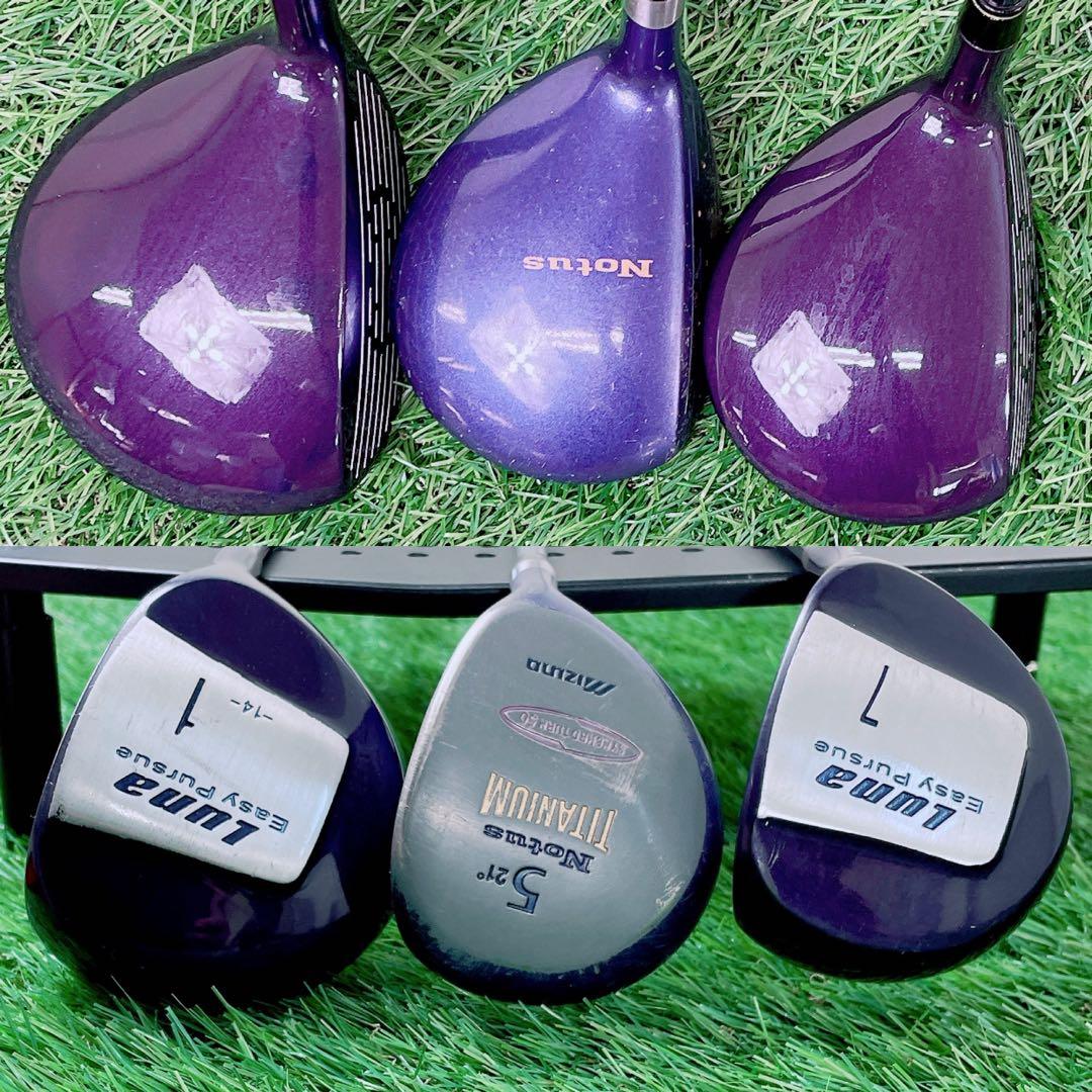 ゴルフクラブ　レディースセット　初心者　ルナ　ミズノ　ノータス　N2042