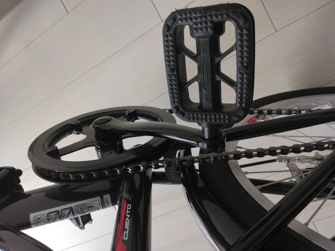 キャプテンスタッグ　折りたたみ自転車　クエント　20インチ　ブラック　取説付