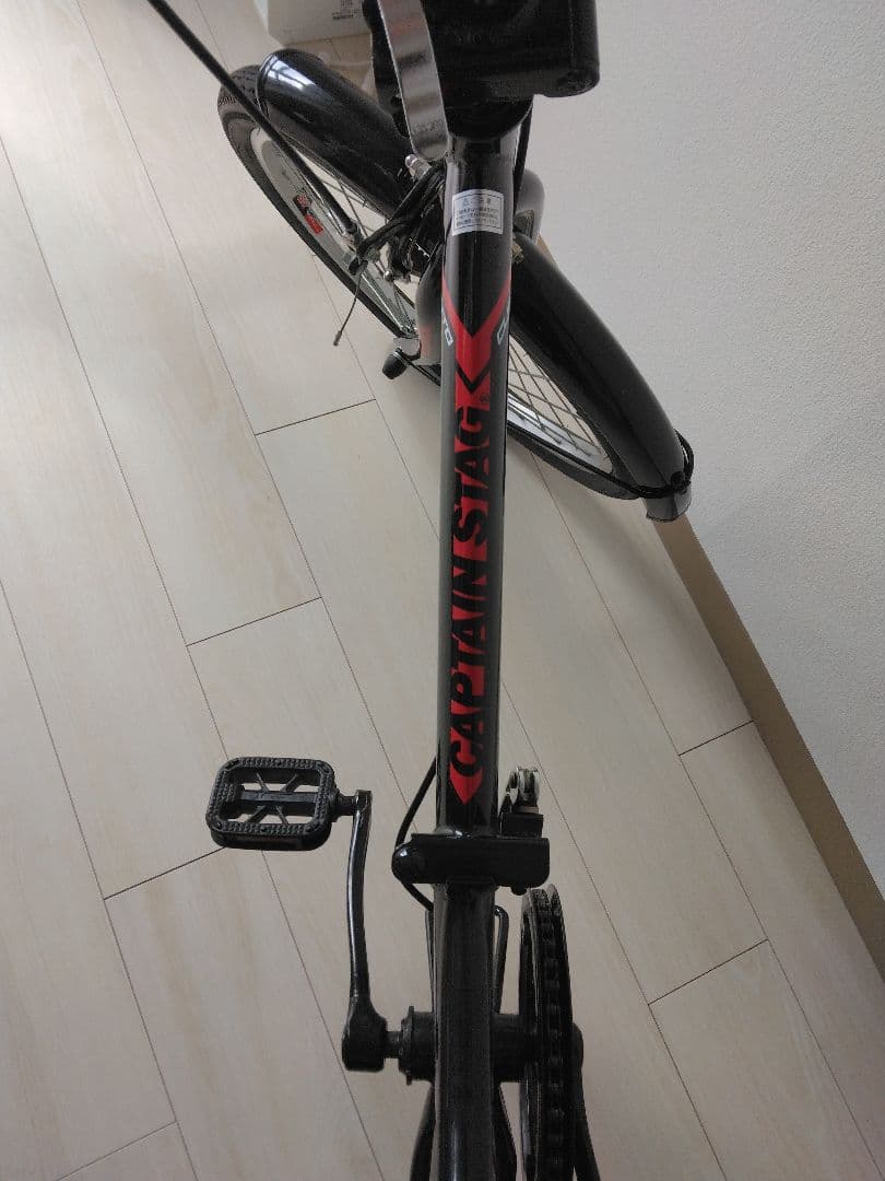 キャプテンスタッグ　折りたたみ自転車　クエント　20インチ　ブラック　取説付