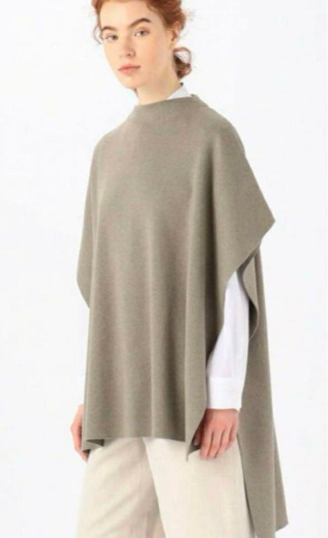 新品タグ付　トゥモローランド　ギャルリーヴィー　コットンシルクラップマント