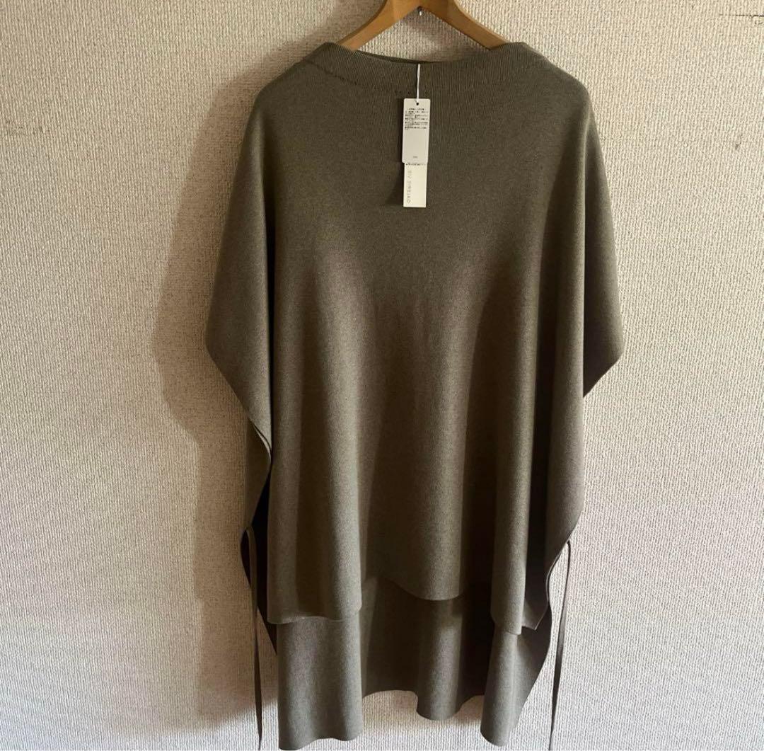 新品タグ付　トゥモローランド　ギャルリーヴィー　コットンシルクラップマント