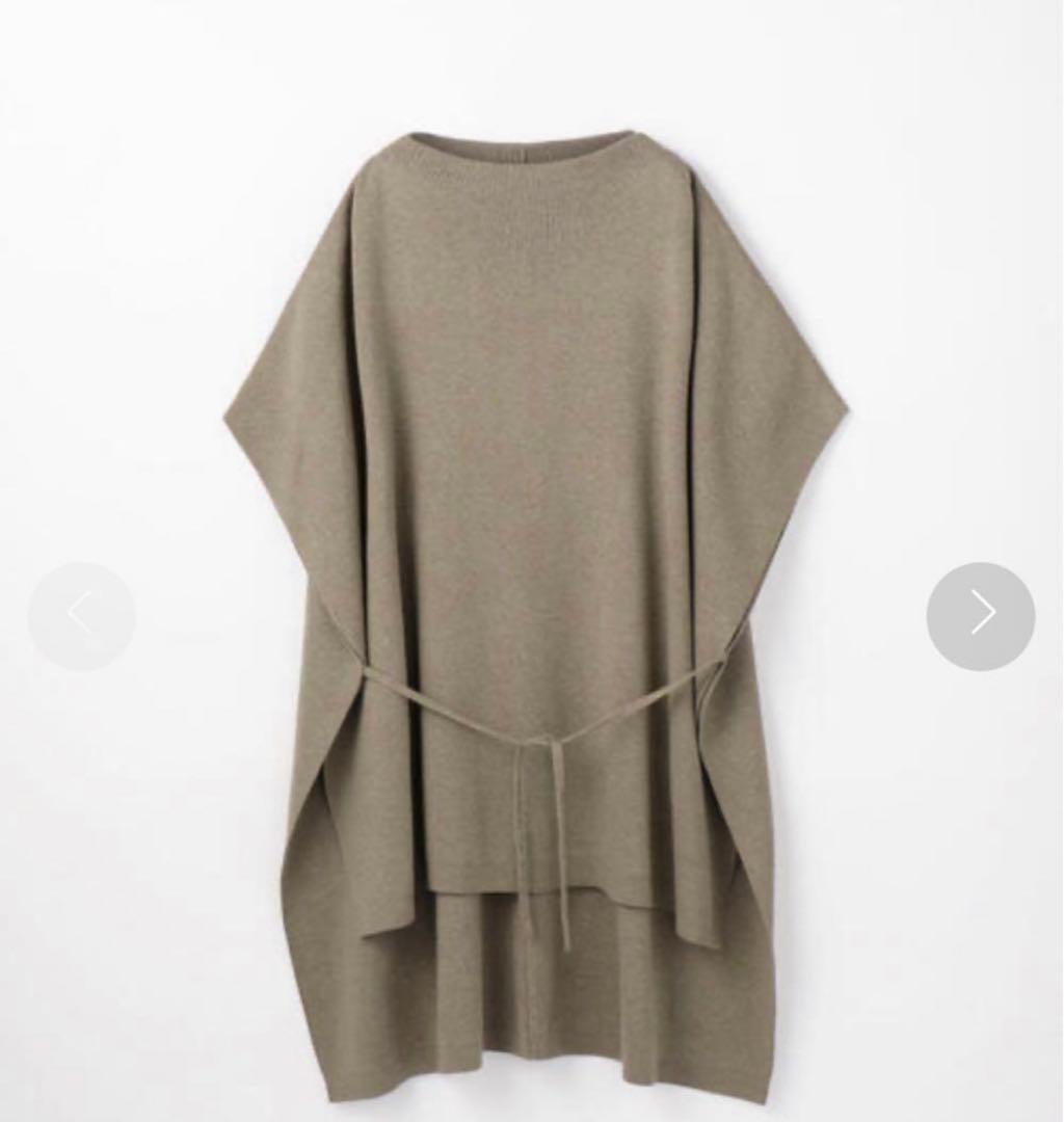 新品タグ付　トゥモローランド　ギャルリーヴィー　コットンシルクラップマント