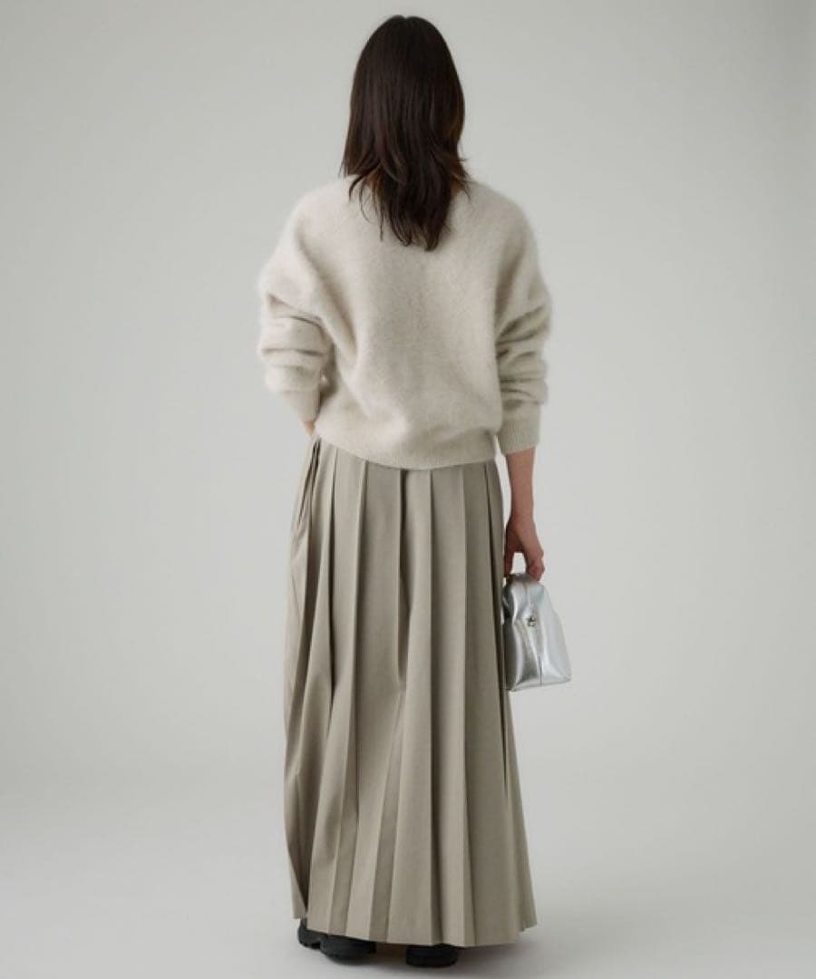 【新品】　BABYLONE プリーツフレアスカート