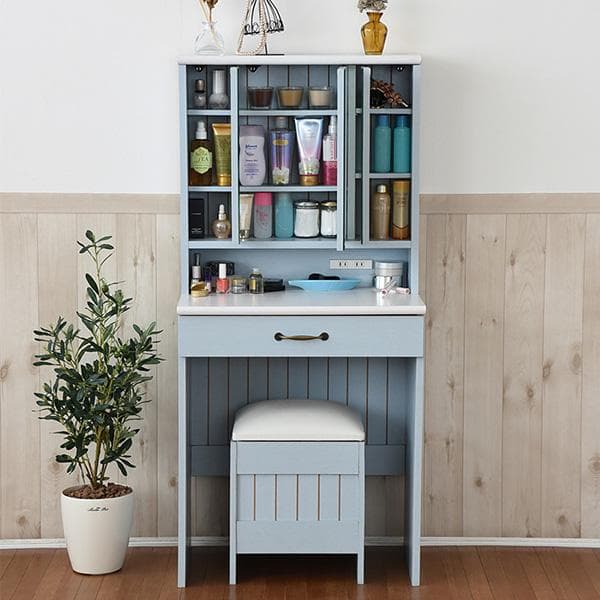 開店記念セール！！ フレンチカントリー風の3面鏡ドレッサー