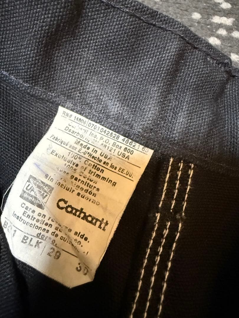 80s USA Carhart ダブルニー ダックワークパンツ