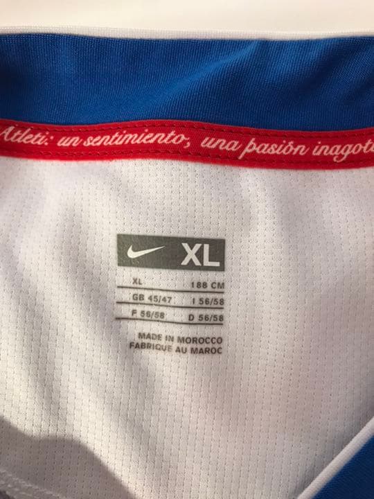 新品正規品NIKE アトレティコ・マドリード「10」アグエロ半袖XL