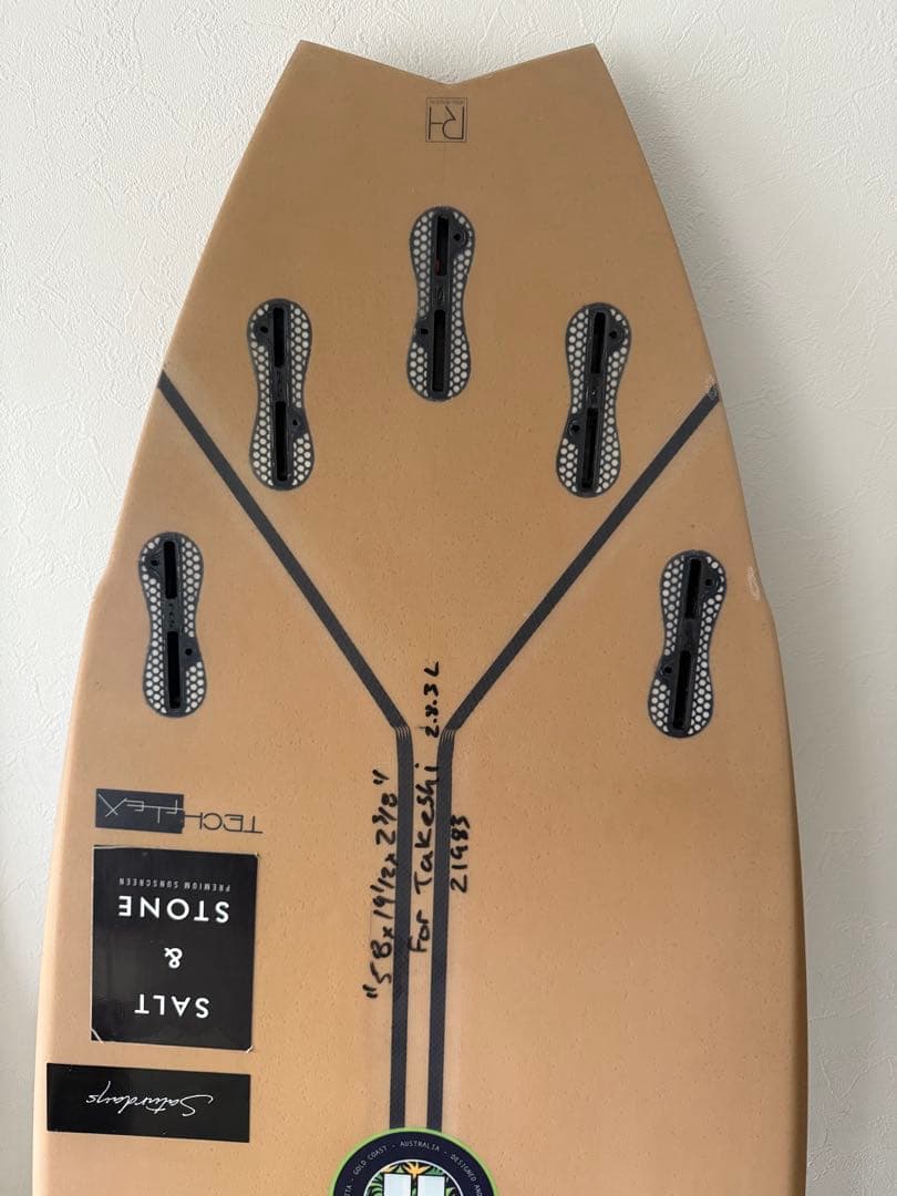 hammo FIREBALL TECHFLEX　ハモサーフボード5'8