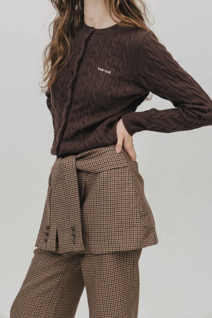 12/16までお値下げ【新品未使用タグ付】THE TOE チェックパンツ