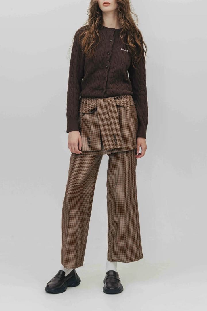 12/16までお値下げ【新品未使用タグ付】THE TOE チェックパンツ