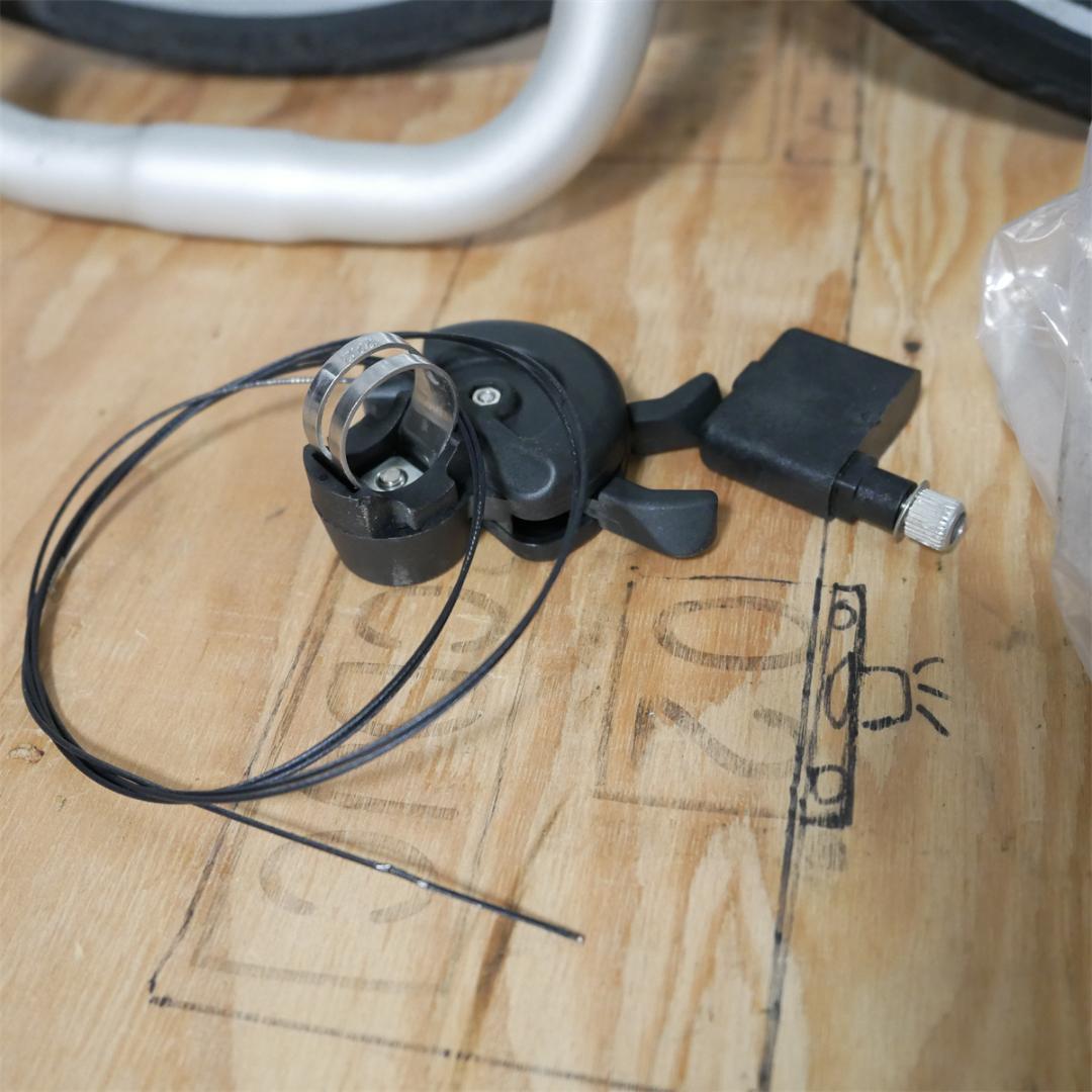 brompton 純正3速　ホイールセット　シフトレバー　チェーン　タイヤ