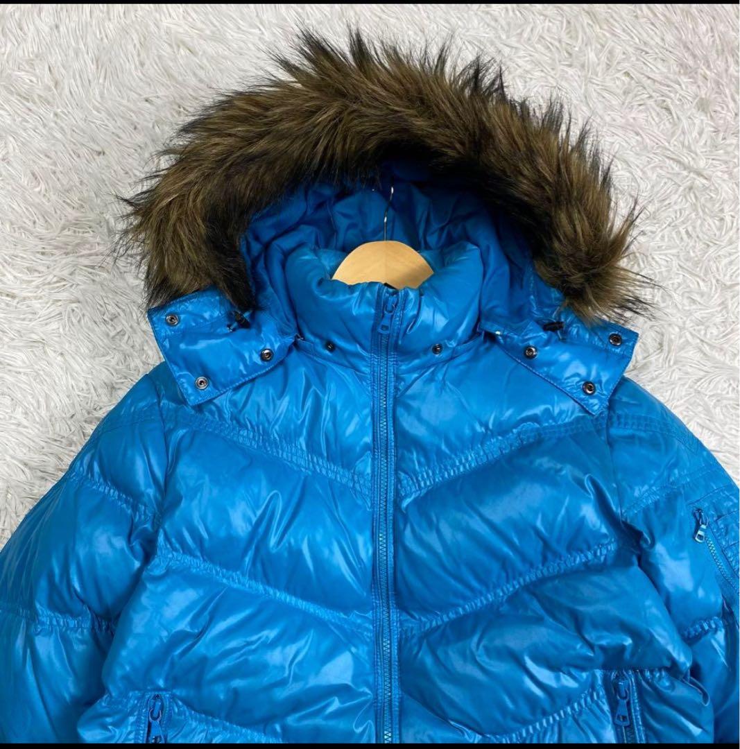 希少色✨Y2K 00s OLD UNIQLO プレミアムダウン 光沢 肉厚 M