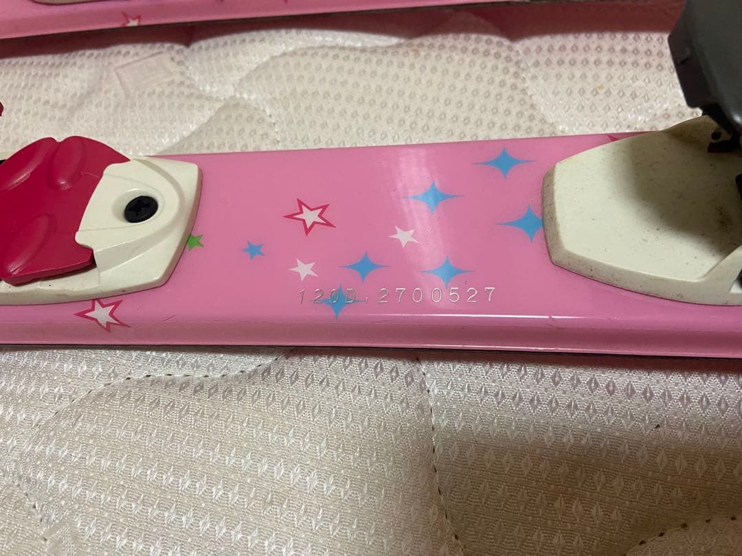 スキーセット　ガールズ　板120cm/ブーツ23cm 中古