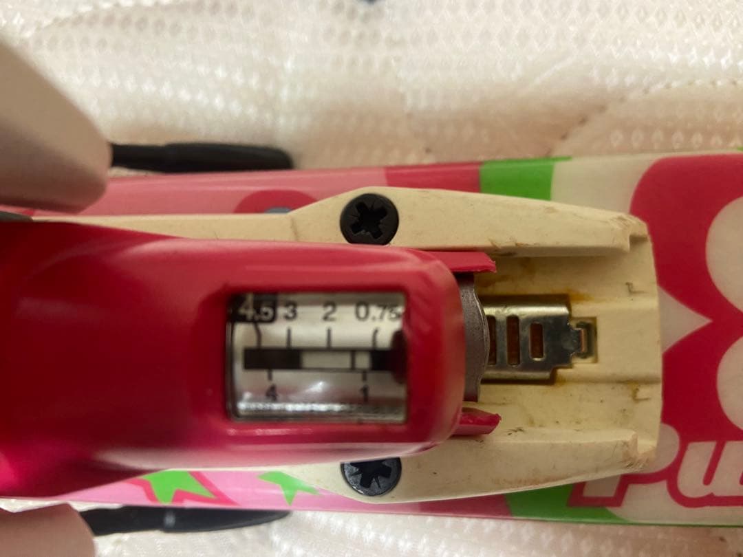 スキーセット　ガールズ　板120cm/ブーツ23cm 中古