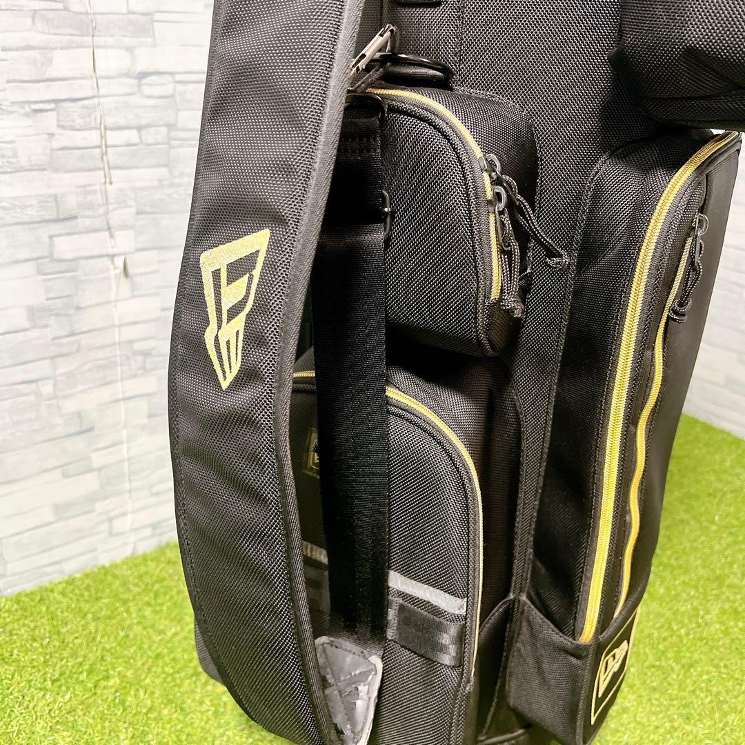 NEW ERA ニューエラ キャディバッグ カート式 ブラック ポーチ付属