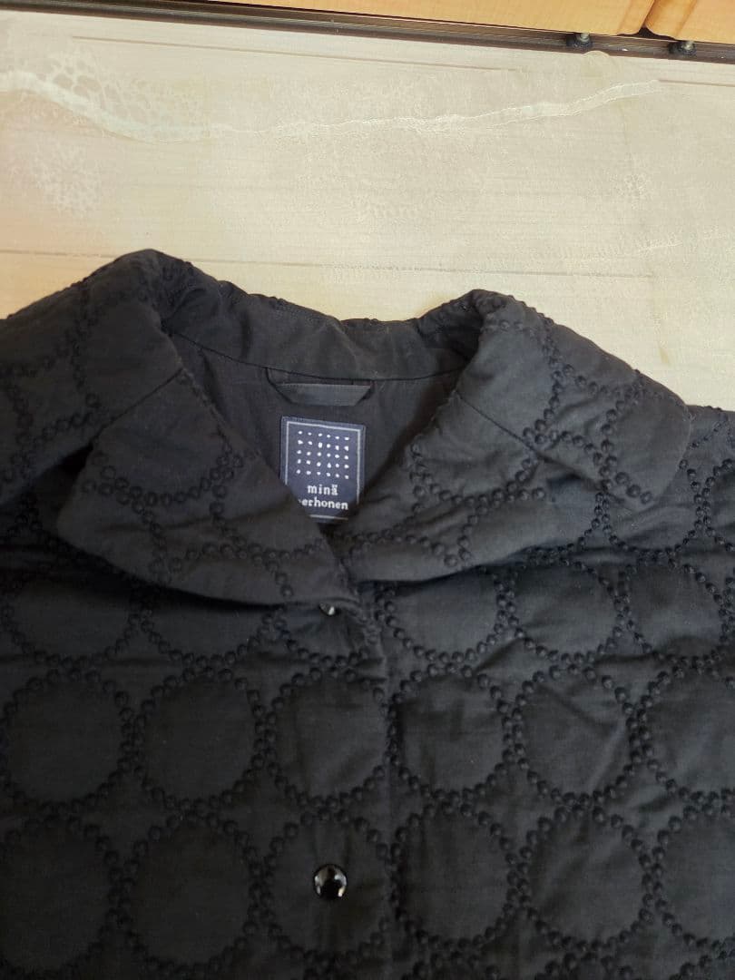 ミナペルホネン tambourine キルティングコート（black40） - メルカリ