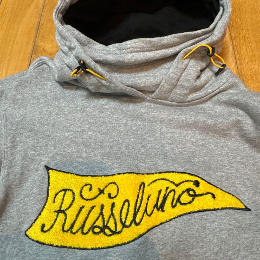 RUSSELUNO】フラッグロゴマスクフーディー　ゴルフ　サイズ4