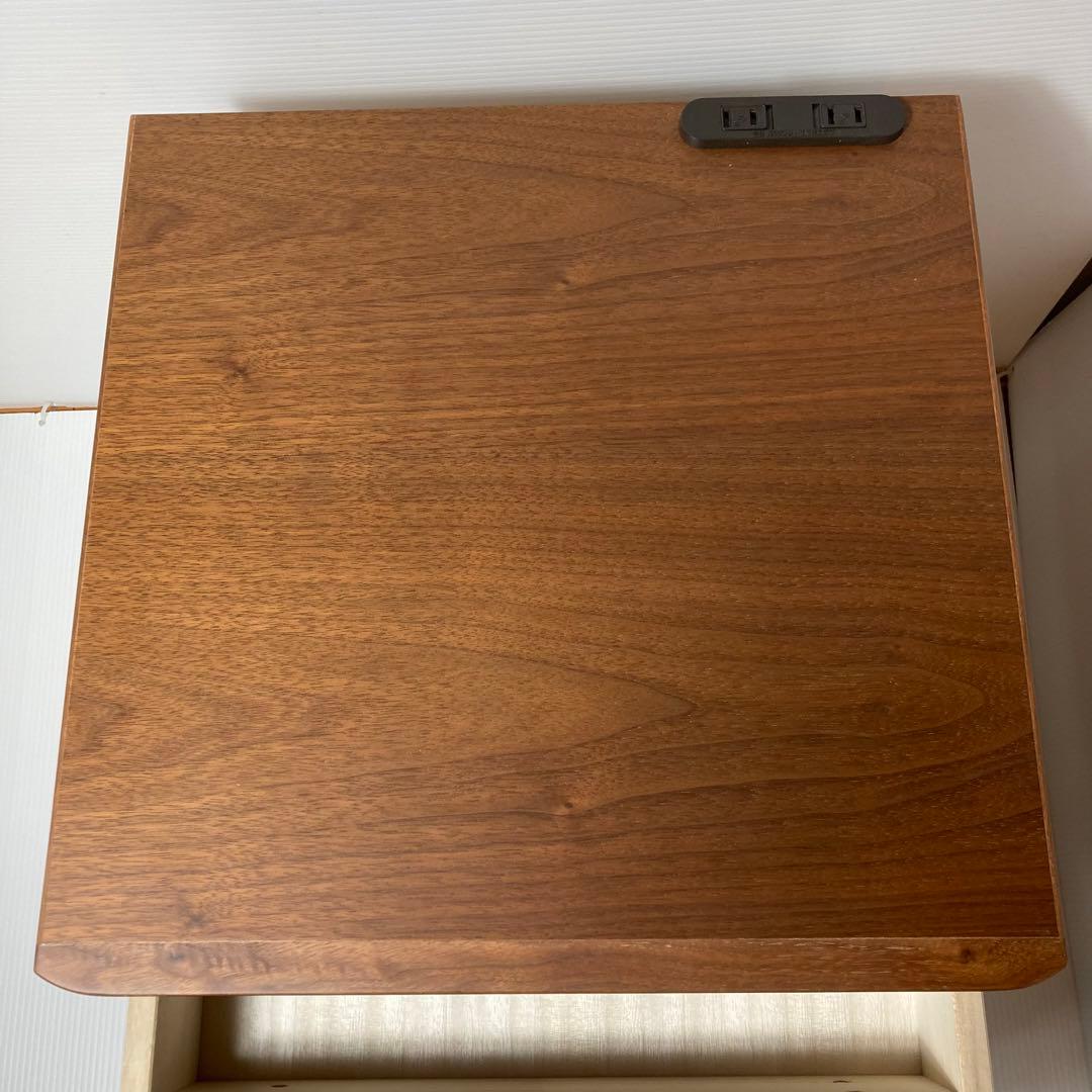 美品！即日発送　マルヨシ民芸家具 3段チェスト サイドテーブル