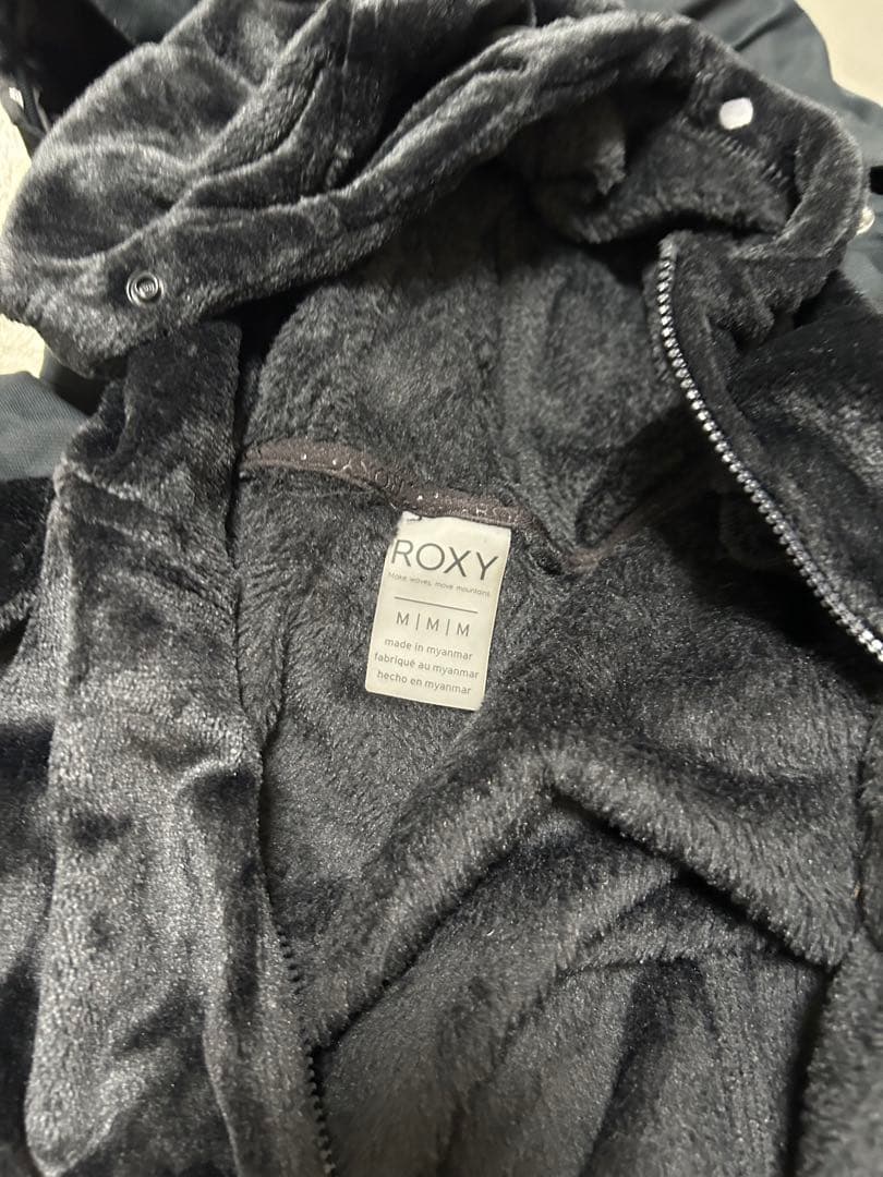 ROXY スノボウェア　花柄ジャケットネイビー Mサイズ