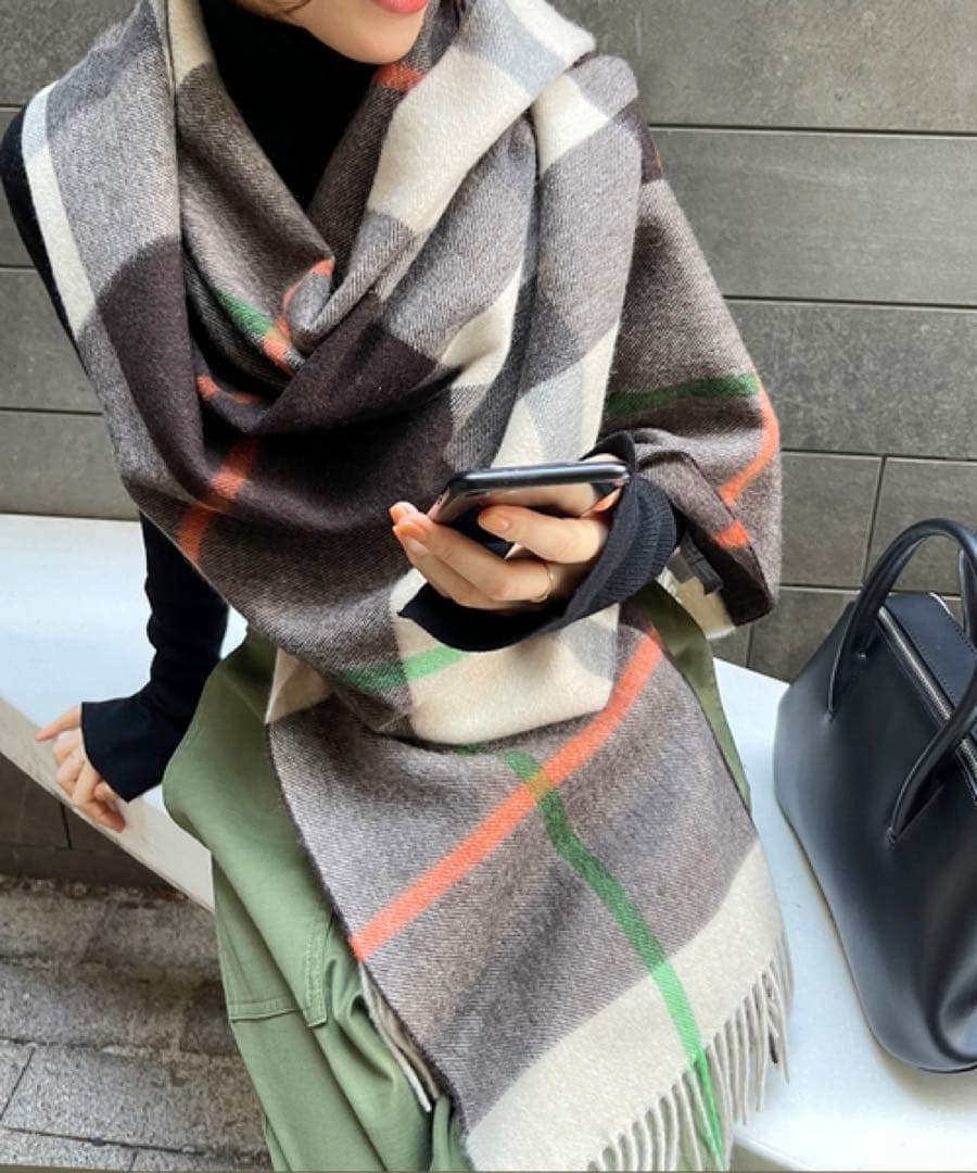 Joshua Ellis 22AW カシミヤ大判ストール CPG 51799 - メルカリ