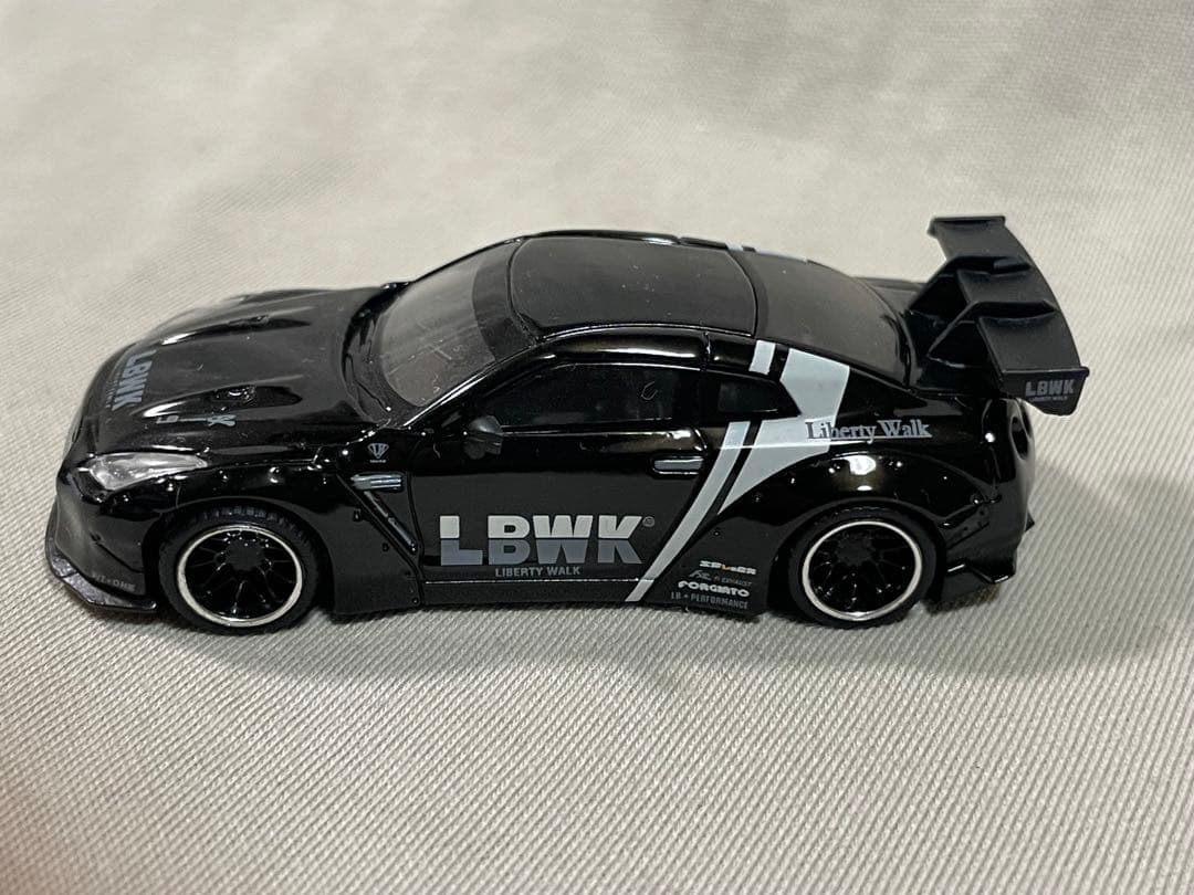 MINI GT 1/64 LBワークス 日産GT-R ブラック 希少 LBWK