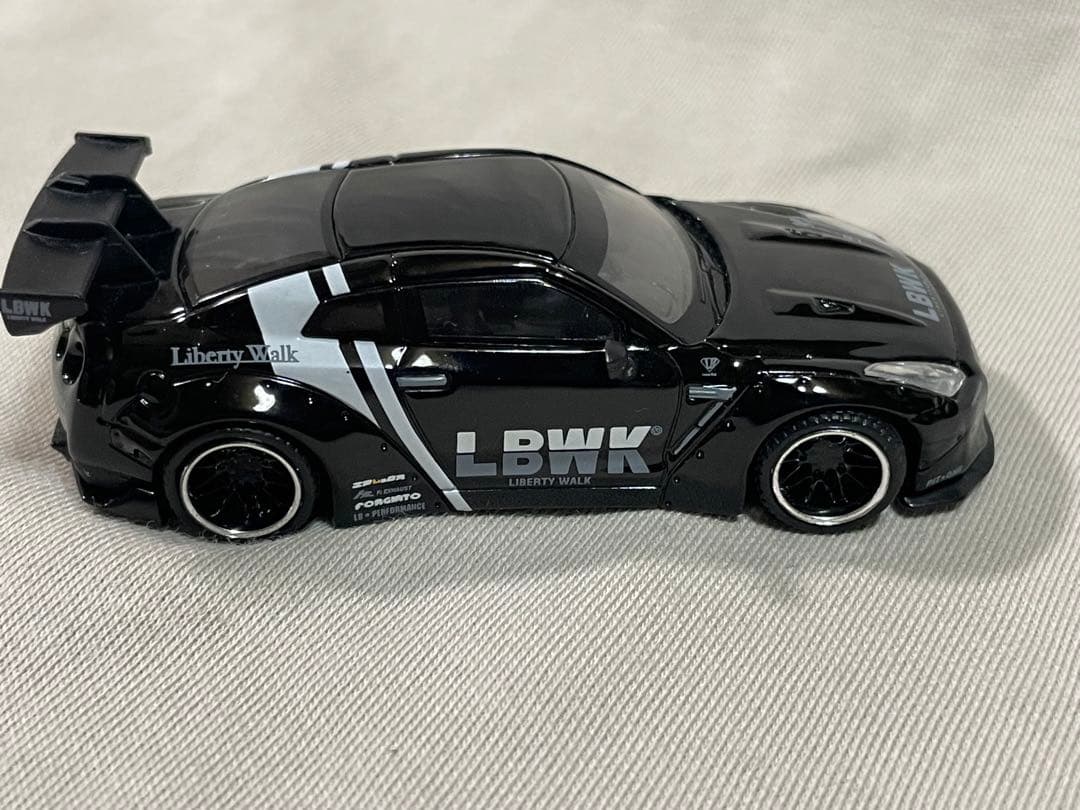 MINI GT 1/64 LBワークス 日産GT-R ブラック 希少 LBWK
