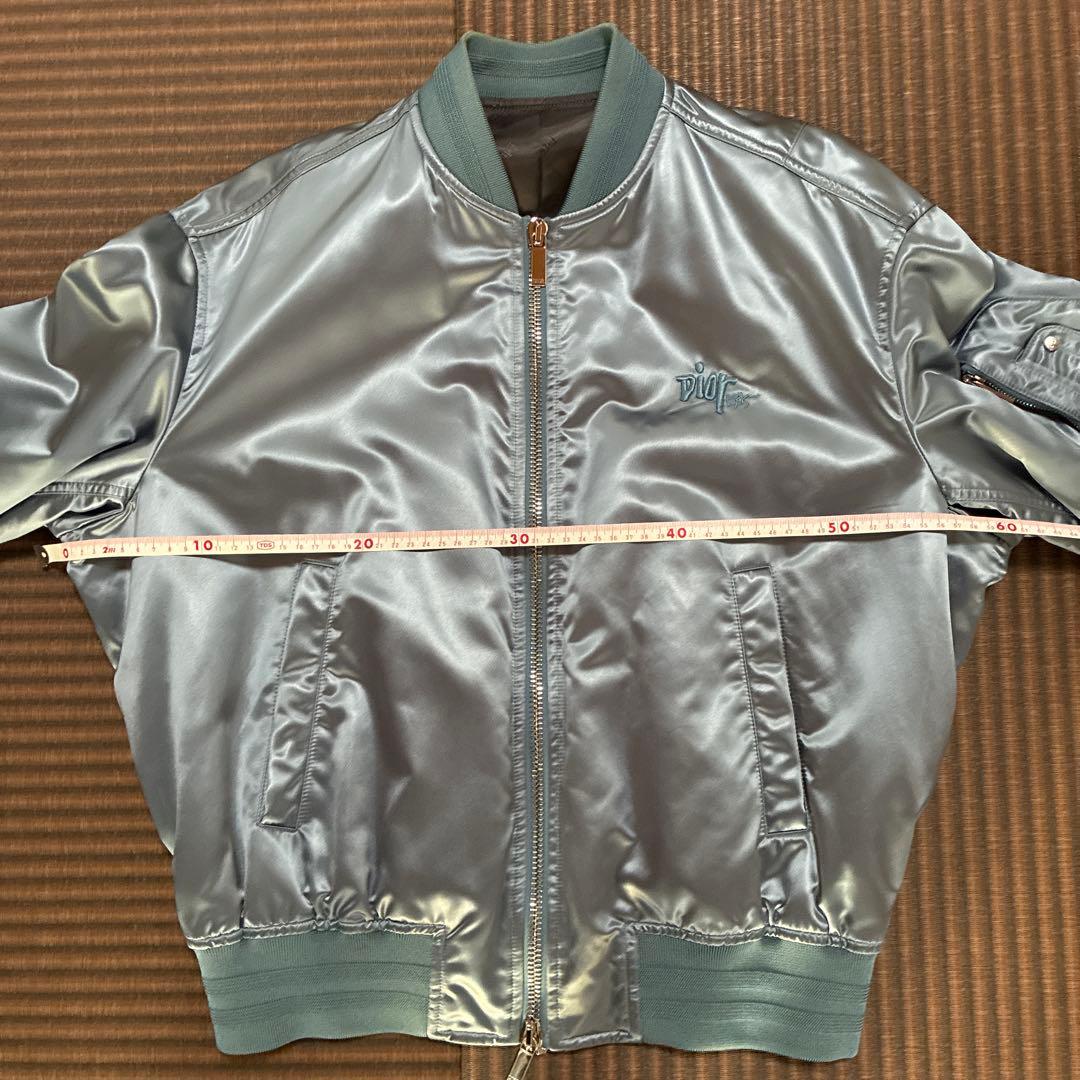 Dior MA-1 ジャケット 水色　Lサイズ48