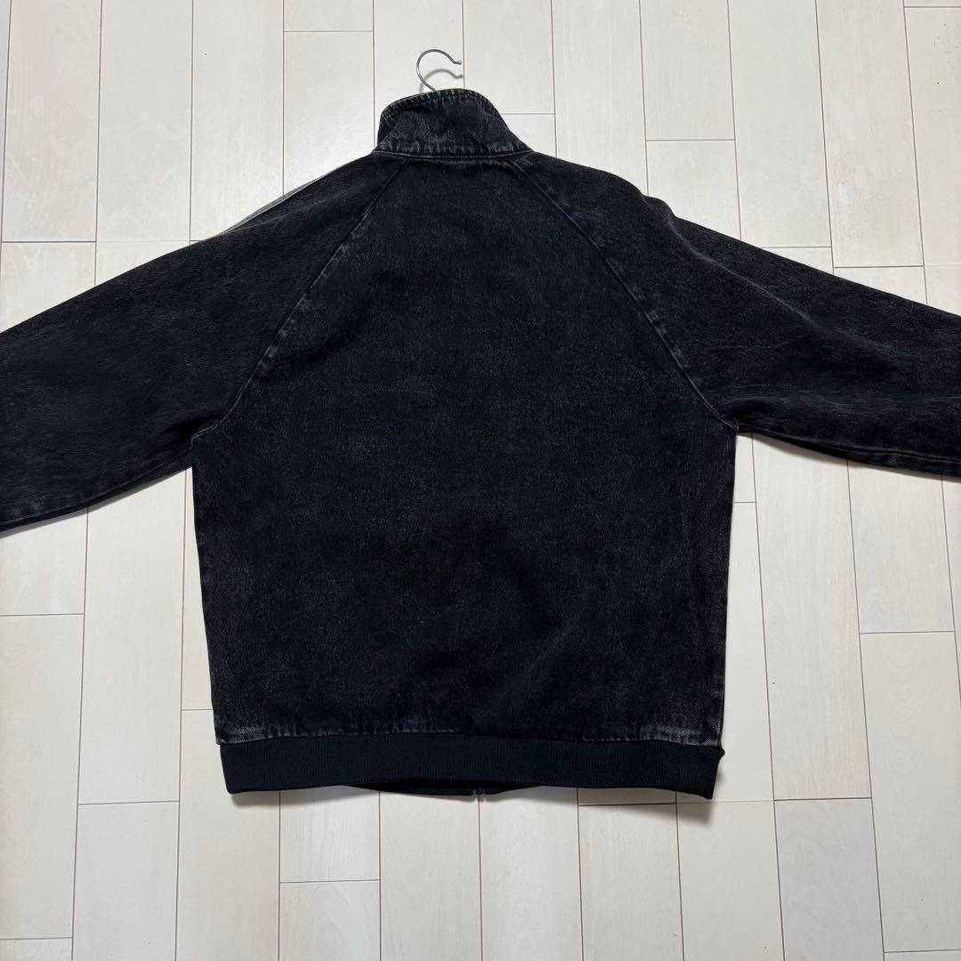 adidas アディカラー ファースト ブラックデニム トラックトップ