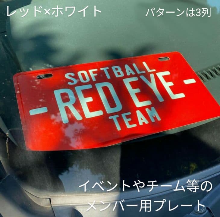 （作ります！）アメリカン・インテリア・プレート（車ナンバー 2列）オリジナル作成